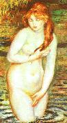 Pierre Renoir Young Woman Bathing oil painting picture wholesale